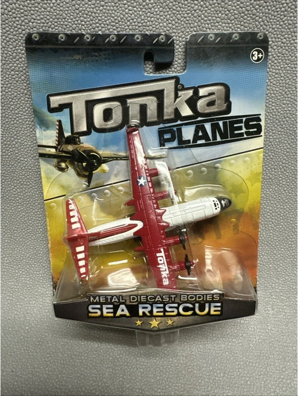 Tonka Planes Lot Of 4 Pontoon & Sea Rescue, Water Drop, Vintage Fighter Not Mint